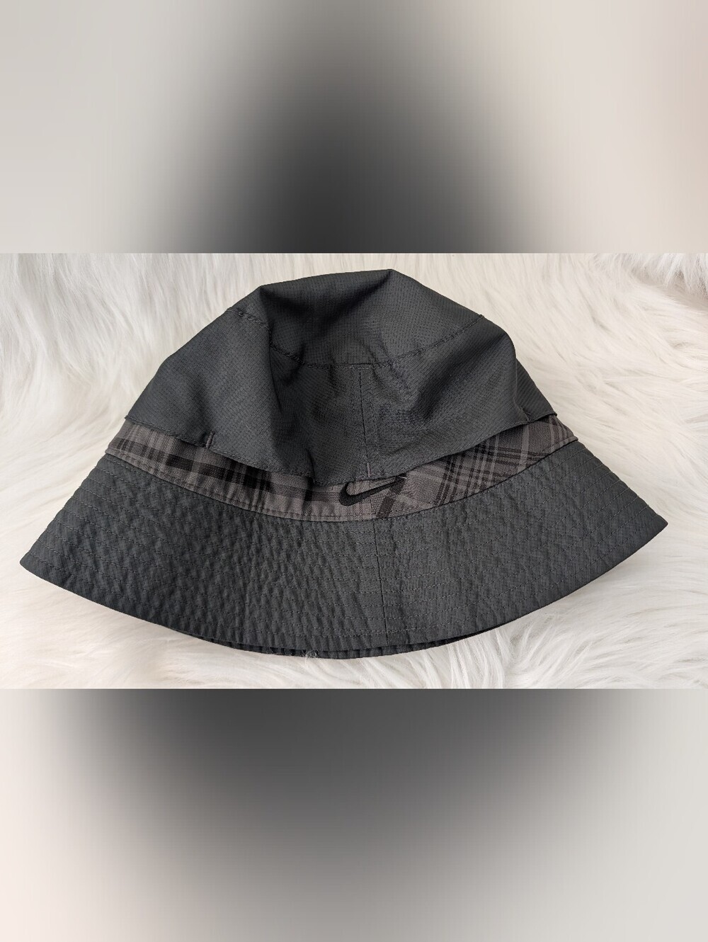 Nike Golf Gray mesh lining Bucket Hat Mens Sz M/L